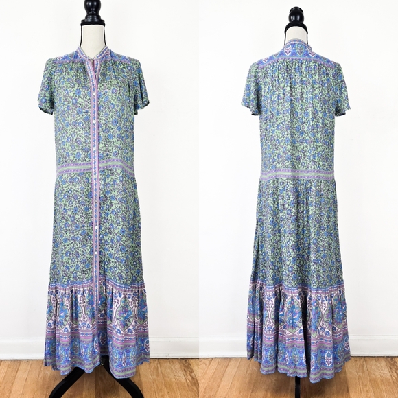 Spell Dresses & Skirts - EUC Spell Jasmine Flutter Sleeve Maxi Dress